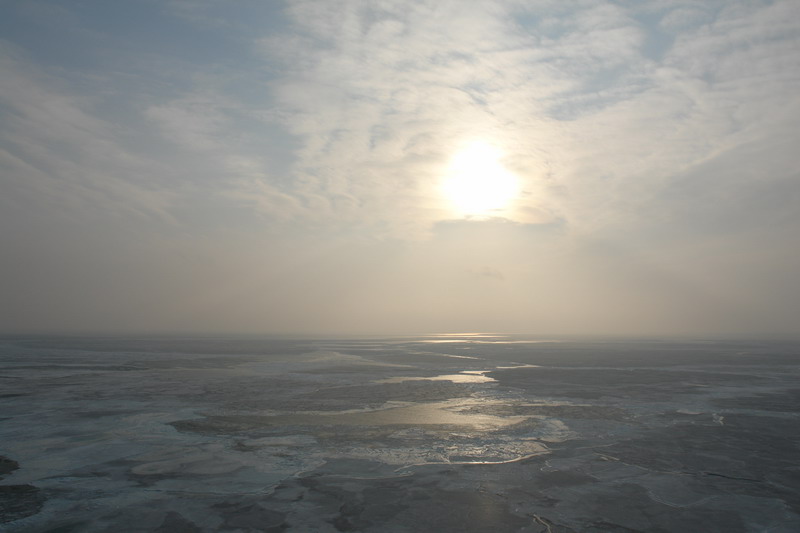 Солнечный день на шельфе Сахалина, Охотское море 2006 г.